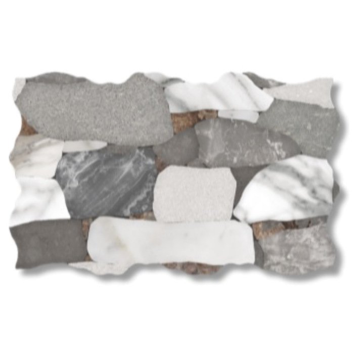 FACHALETA 38X57 MONT BLANC WHITE BRILLO (1.8) $ 14.900 M2