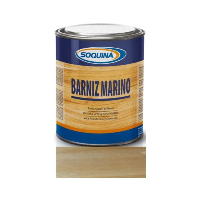 BARNIZ MARINO 1/4 GL. NATURAL BTE. SOQUIN