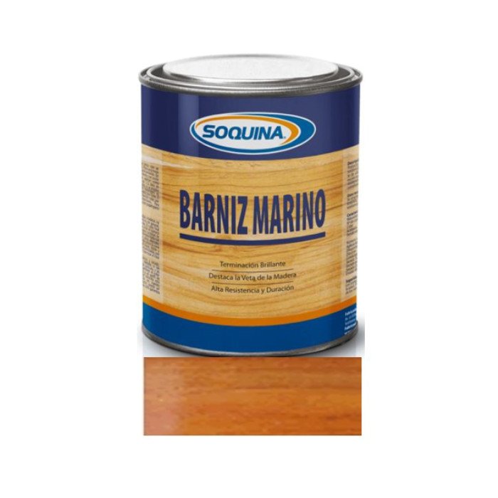 BARNIZ MARINO 1/4 GL. CAOBA SOQUINA