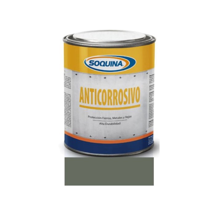 ANTICORROSIVO 1/4 GL. GRIS VERDOSO SOQUINA