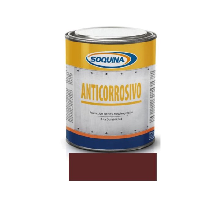 ANTICORROSIVO 1/4 GL. ROJO MAESTRANZA SOQUINA
