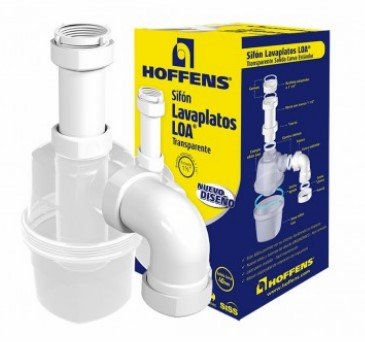 SIFON LAVAPLATOS 1 1/2" TRANSPARENTE 20645