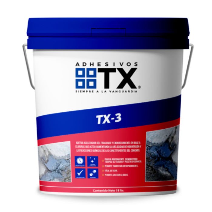 TX-3 ADITIVO ACELERADOR TINETA 18 LTS.