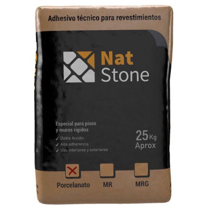 ADHESIVO DA PORCELANATO NATSTONE 25 KG.